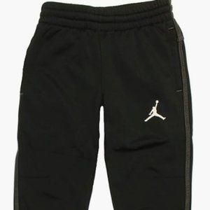 Jordan Little Boys' Air Jumpman Therma-Fit Pants (4, Black)